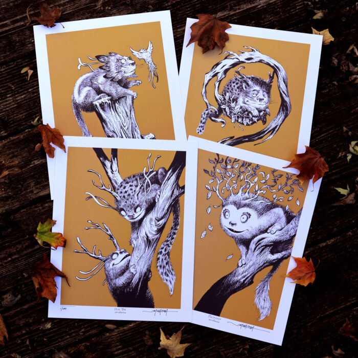Tree Dwellers Series 1 Limited Art Prints