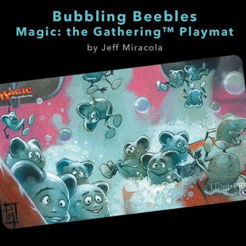 Magic the Gathering Bouncing Bubbling Playmat