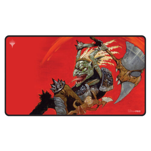 Playmat of Raging Goblin from Magic The Gathering