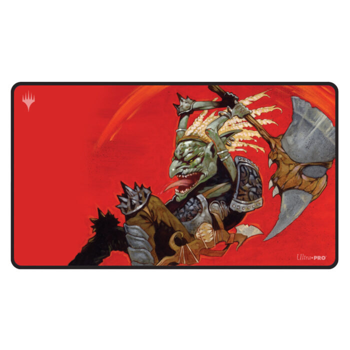 Playmat of Raging Goblin from Magic The Gathering